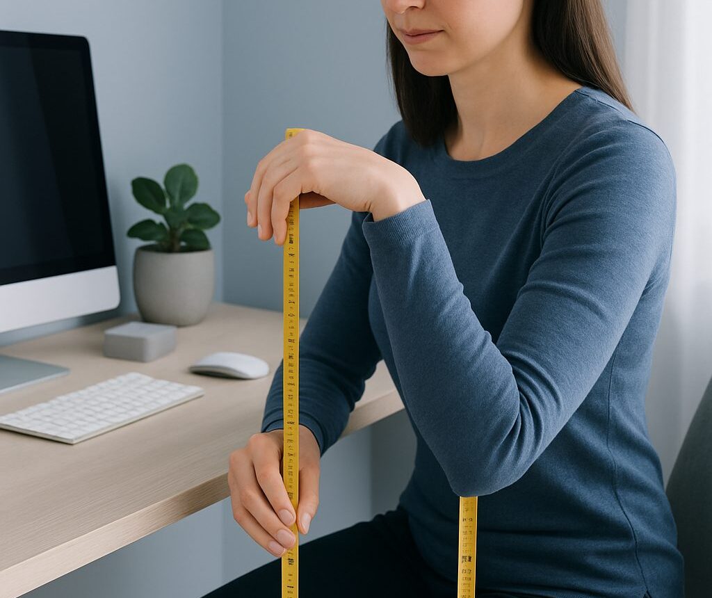 Hauteur de bureau idéale : le calcul exact selon votre taille (tableau)