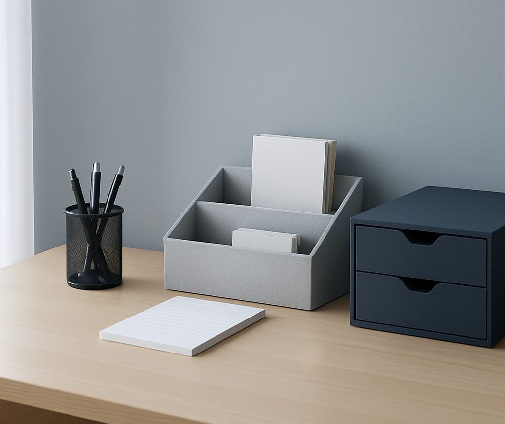 Rangement du bureau : organiser son poste sans tout empiler